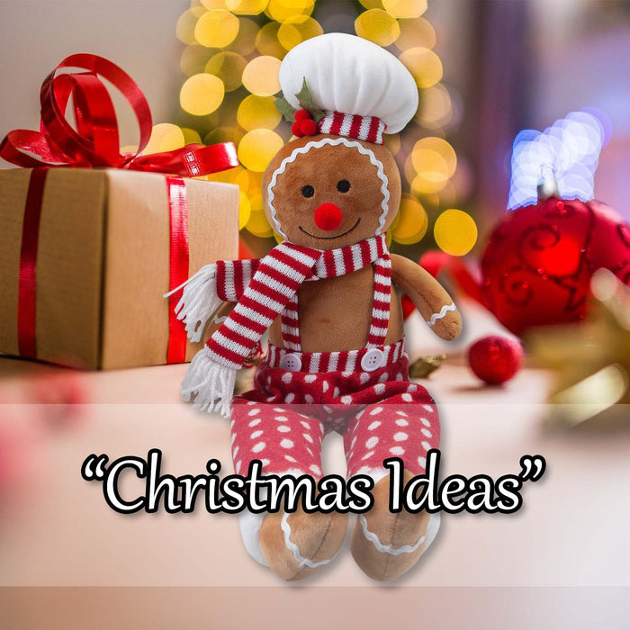 Christmas Gingerbread ManDecoration 62cm x 22cm Red X 1
