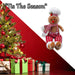 Christmas Gingerbread Man Decoration 62cm x 22cm Red X 1