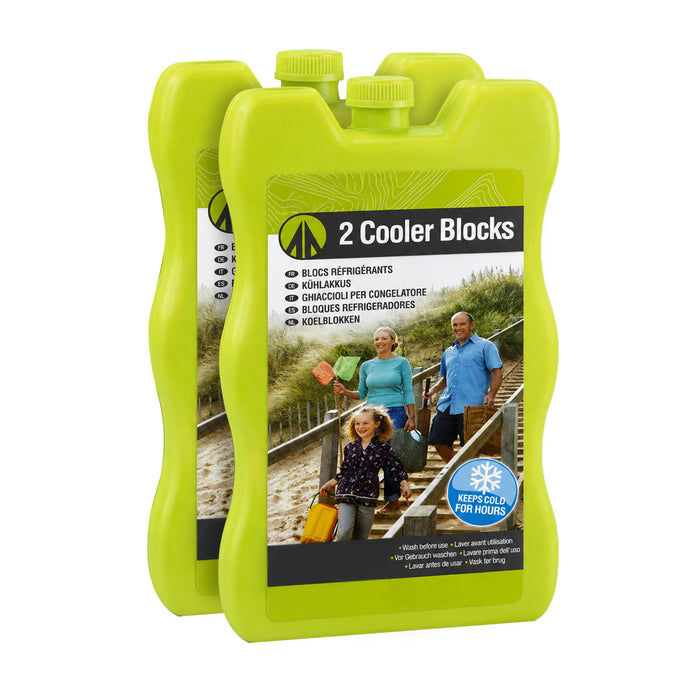 Ice Packs For Cool Box, Twin Pack, 200 ml Size,