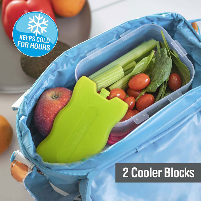 Ice Packs For Cool Box, Twin Pack, 200 ml Size,