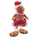 Christmas Gingerbread Woman Decoration 62cm x 22cm Red X 1