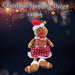 Christmas Gingerbread Woman Decoration 62cm x 22cm Red X 1