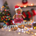 Christmas Gingerbread Woman Decoration 62cm x 22cm Red X 1