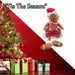 Christmas Gingerbread Woman Decoration 62cm x 22cm Red X 1