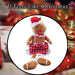 Christmas Gingerbread Woman Decoration 62cm x 22cm Red X 1
