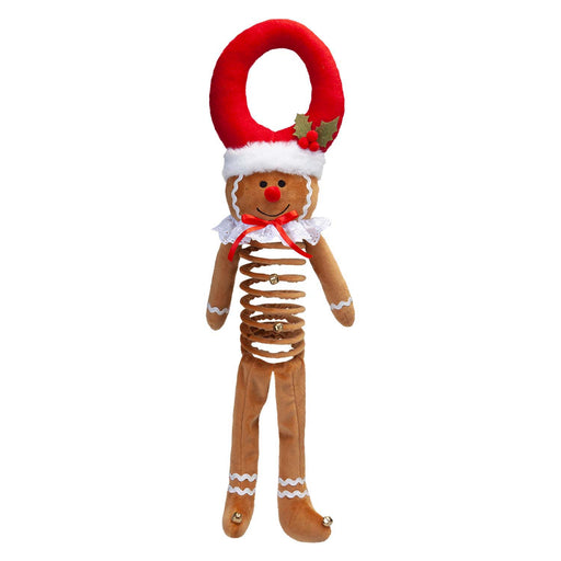 Christmas Gingerbread Door Hannger Decoration 57cm x 23cm Red X 1