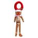 Christmas Gingerbread Door Hannger Decoration 57cm x 23cm Red X 1