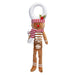 Christmas Gingerbread Door Hannger Decoration 57cm x 23cm White X 1