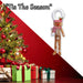 Christmas Gingerbread Door Hannger Decoration 57cm x 23cm White X 1