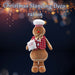 Christmas Gingerbread Man Decoration 48cm x 27cm Red X 1