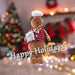 Christmas Gingerbread Man Decoration 48cm x 27cm Red X 1