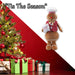 Christmas Gingerbread Man Decoration 48cm x 27cm Red X 1