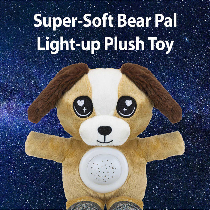 Dog Plush Sky Projector Night Light 9"