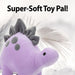 Purple Stegosaurus 30cm Plush - Oh So Soft Cute Fabric Dinosaur Toy