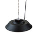 Ceiling Mounted Halogen Heater Black Slim Instant Heat Gazebo Lamp