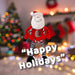 Christmas Santa Pet Toy Gift Idea 45.5cm x 20cm Red X 1