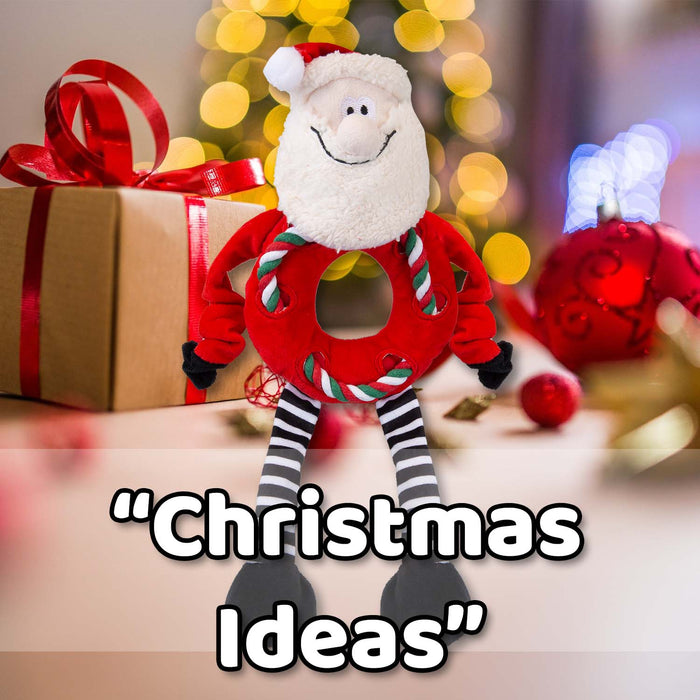 Christmas Santa Pet Toy Gift Idea 45.5cm x 20cm Red X 1