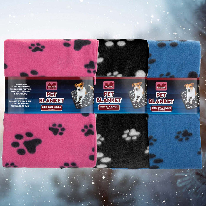 Large Pet Blanket 3 PACK (80 X 120cm)