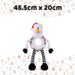 Christmas Snowman Pet Toy Gift Idea 45.5cm x 20cm White X 1