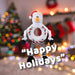 Christmas Snowman Pet Toy Gift Idea 45.5cm x 20cm White X 1