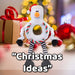 Christmas Snowman Pet Toy Gift Idea 45.5cm x 20cm White X 1