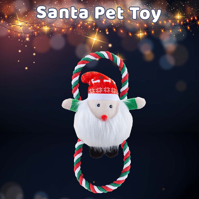 Christmas Santa Pet Toy Gift Idea 46.5cm x 20cm Red X 1