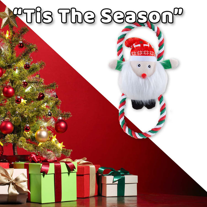 Christmas Santa Pet Toy Gift Idea 46.5cm x 20cm Red X 1