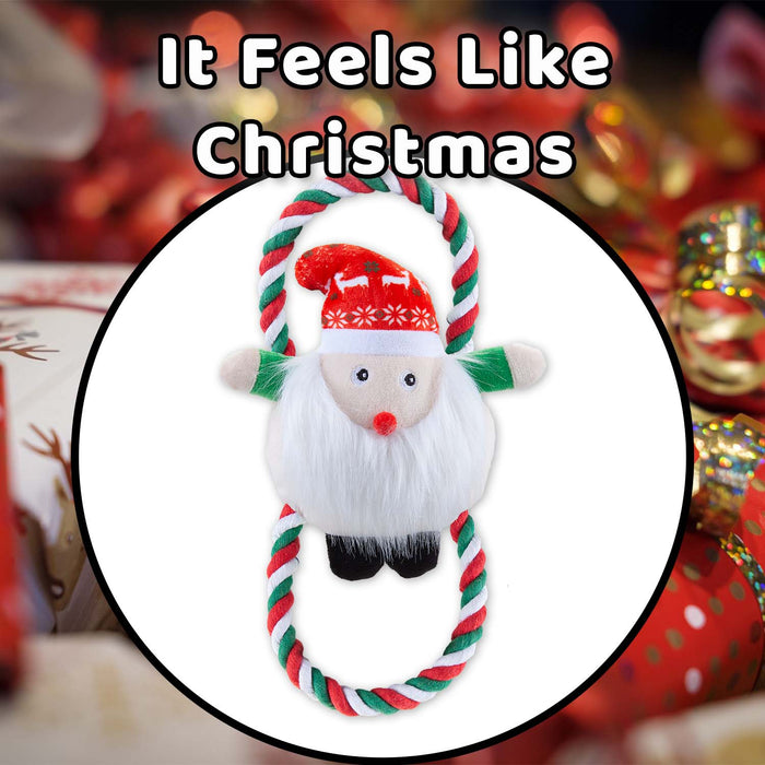 Christmas Santa Pet Toy Gift Idea 46.5cm x 20cm Red X 1
