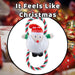 Christmas Santa Pet Toy Gift Idea 46.5cm x 20cm Red X 1