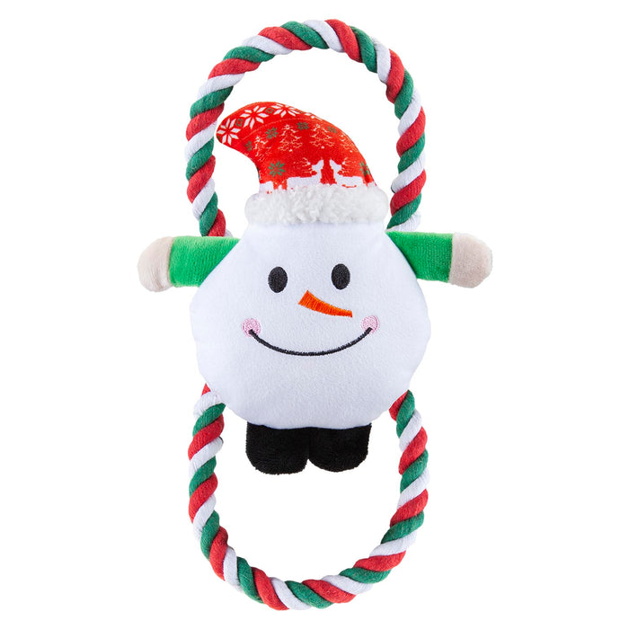 Christmas Snowman Pet Toy Gift Idea 46.5cm x 20cm White X 1