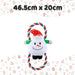 Christmas Snowman Pet Toy Gift Idea 46.5cm x 20cm White X 1