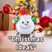 Christmas Snowman Pet Toy Gift Idea 46.5cm x 20cm White X 1