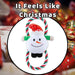 Christmas Snowman Pet Toy Gift Idea 46.5cm x 20cm White X 1