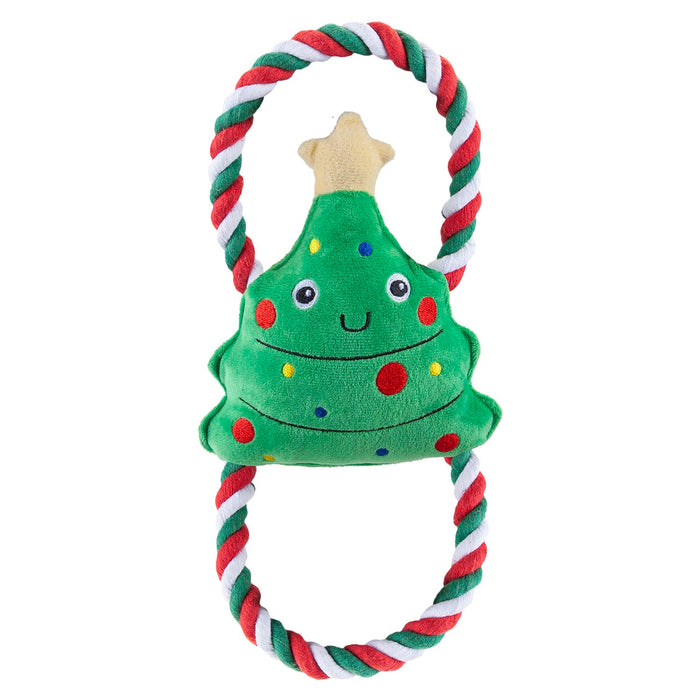Christmas Tree Pet Toy Gift Idea 46.5cm x 20cm Green X 1