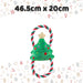 Christmas Tree Pet Toy Gift Idea 46.5cm x 20cm Green X 1