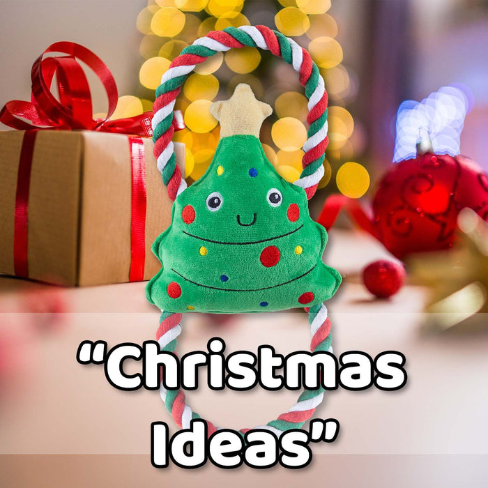 Christmas Tree Pet Toy Gift Idea 46.5cm x 20cm Green X 1