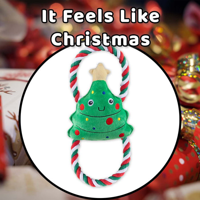 Christmas Tree Pet Toy Gift Idea 46.5cm x 20cm Green X 1