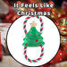 Christmas Tree Pet Toy Gift Idea 46.5cm x 20cm Green X 1