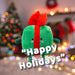 Christmas Present Soft Toy Plush Gift Idea 16cm x 12cm Multicolour X 1