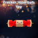 Christmas Cracker Soft Toy Plush Gift Idea 16cm x 12cm Multicolour X 1