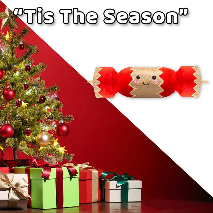 Christmas Cracker Soft Toy Plush Gift Idea 16cm x 12cm Multicolour X 1