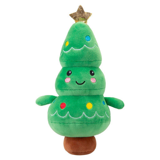 Christmas Tree Soft Toy Plush Gift Idea 16cm x 12cm Multicolour X 1