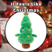 Christmas Tree Soft Toy Plush Gift Idea 16cm x 12cm Multicolour X 1