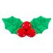 Christmas Holly Soft Toy Plush Gift Idea 16cm x 12cm Multicolour X 1