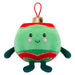 Christmas Green Bauble Soft Toy Plush Gift 16cm x 12cm Multicolour X 1