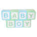 Wall Decoration Plush Baby Boy Plush Gift Idea 33cm x 42cm Blue X 1