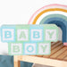 Wall Decoration Plush Baby Boy Plush Gift Idea 33cm x 42cm Blue X 1