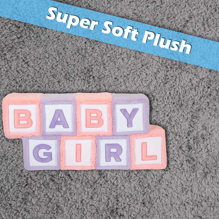 Wall Decoration Plush Baby Girl Plush Gift Idea 33cm x 42cm Pink X 1