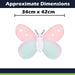 Wall Decoration Plush Butterfly Plush Gift 34cm x 42cm Multicolour X 1