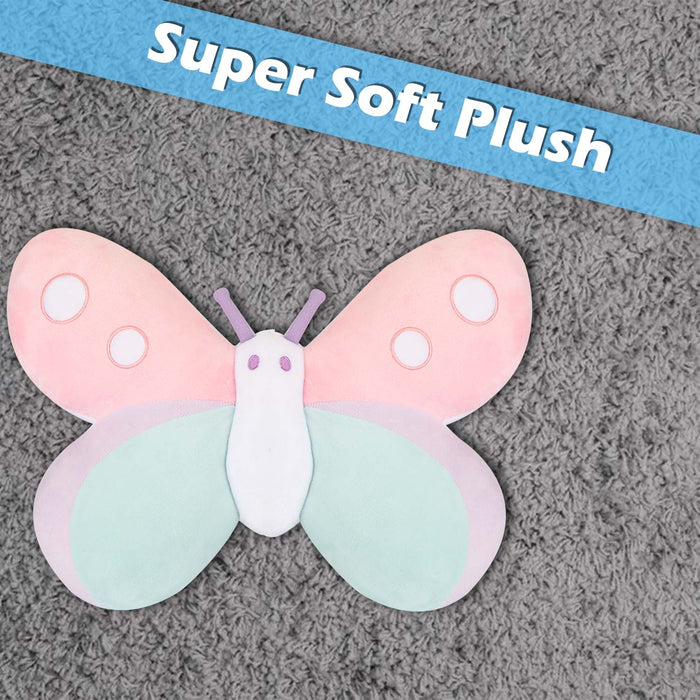 Wall Decoration Plush Butterfly Plush Gift 34cm x 42cm Multicolour X 1